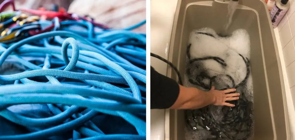 How to Wash Climbing Rope