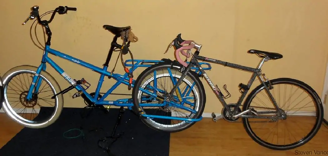 How to Tow a Bike With Another Bike